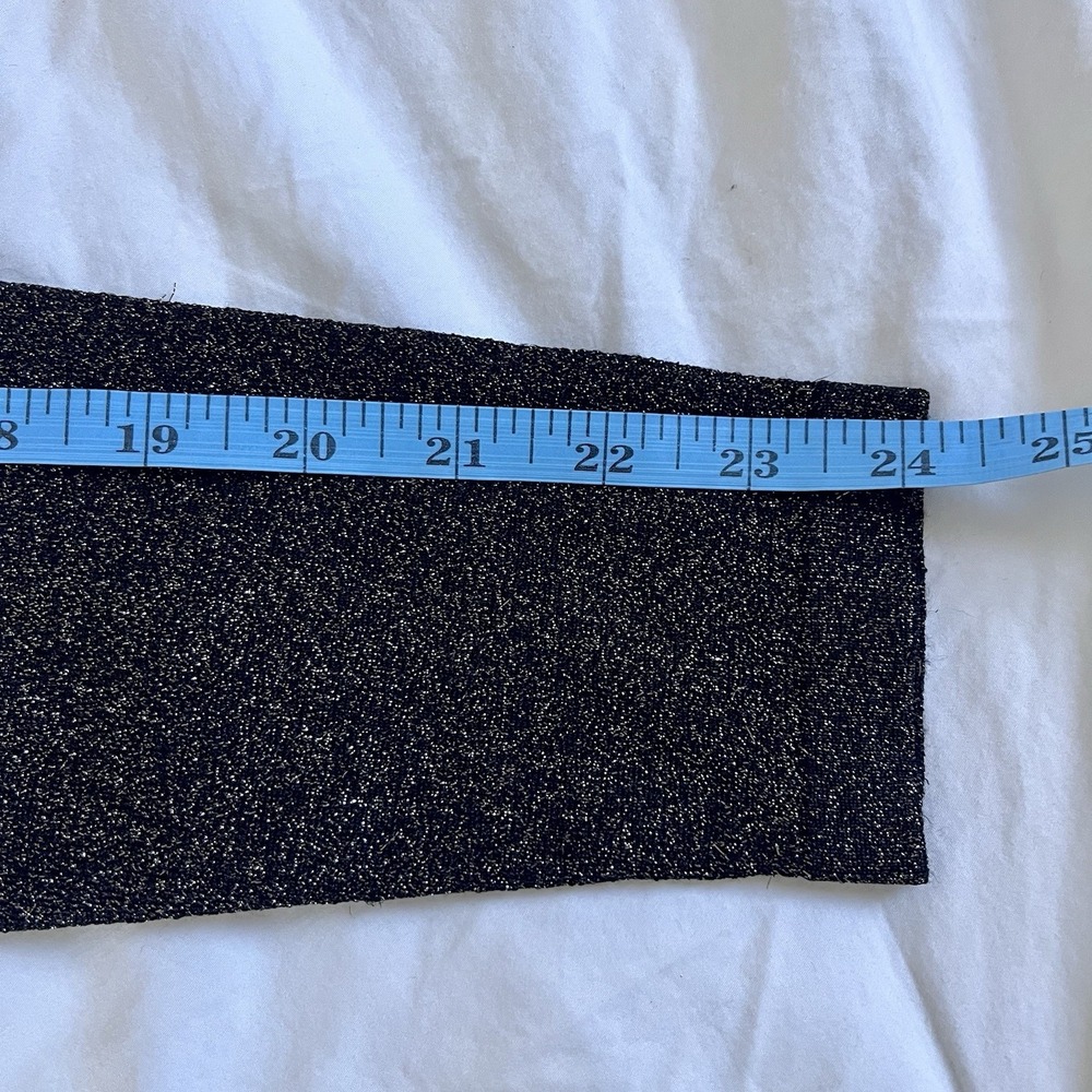 J.‎ MCLAUGHLIN Small Corfu Cropped Crewneck Cardigan Metallic Black Gold - Picture 7 of 7